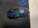 羅技（G）G502無線鼠標 電競游戲鼠標 機械充電筆記本電腦邏輯鼠標送男生男友禮物 G502無線+印花集防滑貼- RGB 曬單實拍圖