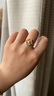 潮宏基 花韻黃金珍珠戒指女足金戒圈手飾鑲嵌結(jié)婚三金婚慶禮物 計(jì)價(jià)C 3.6g 活圈口 曬單實(shí)拍圖