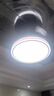 惠普吊扇風扇燈普瑞護眼LED餐廳隱形扇葉遙控調(diào)光一體中山燈具包安裝 曬單實拍圖