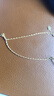 中國(guó)黃金（CHINA GOLD）18K金麻花手鏈女款簡(jiǎn)約百搭素鏈?zhǔn)诛椘非槿斯?jié)生日禮物送女友愛人 18k金麻花素鏈 曬單實(shí)拍圖