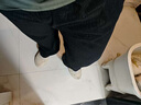 尤芮軻胖子大碼240斤垂感直筒褲子男春秋季長(zhǎng)褲百搭大碼寬松闊腿休閑褲 K1346黑色 5XL 210斤至240斤可穿 曬單實(shí)拍圖