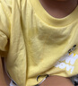巴拉巴拉【迪士尼IP】嬰兒t恤寶寶上衣男女童短袖夏裝2025新款萌 淺黃30005 100 曬單實(shí)拍圖