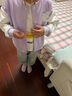 真維斯兒童外套春秋款女童棒球服男童帥氣衣服春季童裝上衣小孩洋氣春裝 紫 J奶茶白兔x/J奶茶白兔 140 曬單實拍圖