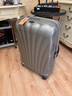 新秀麗（Samsonite）萬(wàn)向輪貝殼箱拉桿箱密碼鎖時(shí)尚行李箱旅行箱單拉桿V22 香檳色 28英寸 曬單實(shí)拍圖
