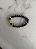 中國黃金（CHINA GOLD）貔貅黃金手鏈男士足金黑瑪瑙轉(zhuǎn)運珠手串七夕情人節(jié)禮物送男友老公 足金貔貅金錢珠手串-黑瑪瑙8mm【紀念品】 曬單實拍圖