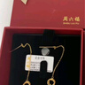 周六福（ZLF）  黃金耳飾女款足金無極金莫比烏斯環(huán)耳線 計價 2.41g 曬單實拍圖