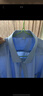 阿悠胖大碼短袖襯衫男商務(wù)寬松純色胖子工裝夏季加肥加大碼免燙正裝襯衣 曬單實(shí)拍圖