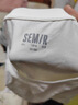 森馬（Semir）短袖t恤女短款合體顯瘦正肩內(nèi)搭25夏涼感修身打底衫109325100001 曬單實拍圖