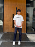 AEMAPE牛仔褲男原色冰絲秋季薄款2025新款美式寬松直筒垂順休閑褲子男士 Z505牛仔藍 L （建議110-135斤） 曬單實(shí)拍圖