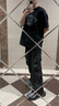 OGR【吳磊同款】天蝎老爹鞋2025夏男復古厚底增高女網(wǎng)面透氣運動(dòng)鞋子 玄夜黑 42 曬單實(shí)拍圖