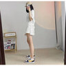 耐克（NIKE）官方男女鞋COURT BOROUGH皮面低幫運動休閑鞋 青少年學(xué)生復(fù)古板鞋 HJ3482-071/黑灰黃 36.5 【建議腳長23.5厘米】 曬單實拍圖