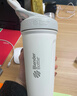 Blender Bottle Strada蛋白粉不銹鋼搖搖杯攪拌球便攜運動水杯健身水壺奶昔杯 24oz不銹鋼-層云白710ml 曬單實拍圖