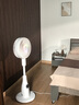 MUSUTAKU摩舒卡【2026新品】冰霧空氣循環(huán)扇家用8葉落地搖頭電風(fēng)扇加濕噴霧扇客廳大風(fēng)力AI語(yǔ)音遙控風(fēng)扇 冰霧白【MSK-C3】標準款 曬單實(shí)拍圖
