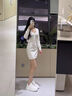 CHERY KALLY【明星同款】潮牌厚底女士板鞋2025夏季新款休閑運動真皮小白鞋女 白色 37 曬單實拍圖