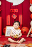 抓周道具全套龍寶寶一周歲生日場(chǎng)景布置擺件大學(xué)名牌抓周禮儀式感裝飾 國內十大名校（立體款）20*10cm 曬單實(shí)拍圖