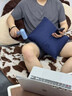 芬騰可安【男女情侶家居服】夏季情侶睡衣套裝短袖長(zhǎng)褲短袖薄款涼感透氣 男款-藍(lán)色 4XL 曬單實(shí)拍圖