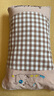 南極人（Nanjiren）兒童枕頭6-12歲全蕎麥皮睡眠深度格子整頭不易塌陷可拆洗單只裝 小方格卡其-兒童蕎麥枕-BMXZ 25x40cm【單只裝】 曬單實(shí)拍圖