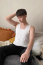 羅蒙3件冰絲背心男10A級抗菌夏季男士無痕薄款休閑運動打底衫跨欄 曬單實拍圖