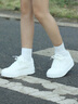 安踏晴風(fēng)丨關(guān)曉彤同款板鞋女2025夏季新款增高厚底潮鞋板鞋122538035 象牙白-4 37.5 曬單實(shí)拍圖