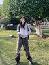 班尼路外套女開衫衛(wèi)衣女裝春秋冬新款休閑顯瘦短款上衣服連帽小個(gè)子女生 灰#純色 【高支柔綿】 M 曬單實(shí)拍圖