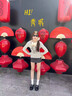 CAMILA KSENIA2025新款春夏厚底增高樂福鞋女一腳蹬小皮鞋子 黑色 37 曬單實(shí)拍圖