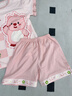 韞舜睡衣女款短袖短褲夏季薄款可愛(ài)卡通大碼夏天家居服套裝 小熊【L（建議100-120斤）】 曬單實(shí)拍圖