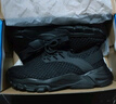 回力（Warrior）運動(dòng)鞋子男鞋椰子鞋透氣軟底網(wǎng)面鞋男士休閑鞋老爹鞋跑步鞋黑色44 曬單實(shí)拍圖