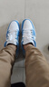 耐克（NIKE）鞋子aj男鞋 Air Jordan 1 Low 低幫男子運動(dòng)休閑鞋籃球鞋 FZ2138-114 藍色 41 曬單實(shí)拍圖