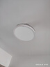 奧克斯吊扇燈餐廳臥室吊燈家用大風力電扇隱形超薄吸頂變頻全光譜風扇燈 白色吸頂36寸/變頻/調(diào)光/遙控 曬單實拍圖