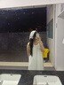 星際狼白色甜美掛脖連衣裙仙女夏季2024新款袖高級(jí)感氣質(zhì)a字長裙子ins 掛脖長裙 均碼（80-140） 曬單實(shí)拍圖