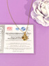 中國黃金18K金項鏈女四葉草K金吊墜女生生日七夕情人節(jié)禮物送女友老婆 吊墜+粉色戀人禮盒【贈S925鏈】 吊墜約0.30g 曬單實拍圖