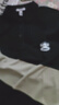 大嘴猴（paul frank）短袖t恤男春夏季休閑POLO衫男士翻領(lǐng)寬松上衣男裝 黑色 XL  曬單實(shí)拍圖