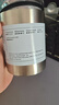 拜杰304不銹鋼咖啡杯杯子雙層冰霸杯保冷保溫馬克杯水杯帶吸管400ML 曬單實(shí)拍圖