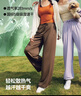 蕉下（beneunder）防曬褲休閑褲女新款冰絲涼感束腳褲冰觸系列AL205 漫暮黑 XL 曬單實(shí)拍圖