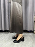 愛步（ECCO）包頭涼鞋女 25年夏季新款優(yōu)雅百搭透氣粗跟高跟鞋 雕塑222713 黑色22271301001 37 曬單實(shí)拍圖