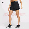 耐克（NIKE）官方女速干訓練二合一短褲夏季新款 PRO DRI-FIT HJ1205 010黑/白 L 曬單實(shí)拍圖