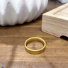 老鳳祥黃金戒指素圈古法足金情侶對(duì)戒送女友老婆媽媽七夕情人節(jié)禮物 足金素圈戒指14圈口約1.1克 曬單實(shí)拍圖