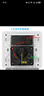 西門(mén)子（SIEMENS）開(kāi)關(guān)插座面板 16A三孔家用空調熱水器強電面板 遠景系列雅白色 16A三孔插座帶開(kāi)關(guān) 曬單實(shí)拍圖