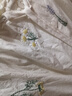 茵曼（INMAN）【商場同款】法式小花刺繡襯衫2025夏季女裝新款荷葉短袖襯衣  淡香杏 XL 曬單實拍圖