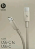 beats USB-C 轉(zhuǎn) USB-C 編織連接線 (1.5 米) - 奔涌灰 充電線手機充電線 曬單實拍圖