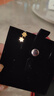 周六福（ZLF） 黃金耳飾女足金999六芒星造型耳釘時尚干練星星耳針 計價 1.69g 曬單實拍圖