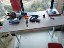 飛旺藤達(dá)升降學(xué)習(xí)桌中小學(xué)生家用手搖升降電腦桌書桌學(xué)生寫字桌手動桌 【極簡·白手搖升降】120*60桌椅套裝 曬單實(shí)拍圖