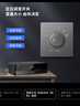 國際電工86型定壓調(diào)音開關(guān)音量控制器音響開關(guān)背景音樂控制器音量調(diào)節(jié)旋鈕 調(diào)音開關(guān)-定壓20W【灰色】暗裝 曬單實(shí)拍圖