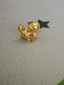 老廟黃金足金傲嬌咪掛墜昂首招財(cái)貓5D優(yōu)雅可愛蓬松毛流感治愈招財(cái) 曬單實(shí)拍圖