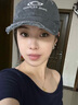 查爾斯桃心男棒球帽美式復古水洗做舊破洞牛仔時(shí)尚韓版顯臉小情侶款鴨舌帽子 曬單實(shí)拍圖