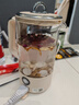 九陽(yáng)（Joyoung）316L迷你養(yǎng)生杯養(yǎng)生壺煮茶器 0.6L辦公室家用便攜煮茶壺恒溫?zé)畨匦⌒突ú鑹豄06D-WY530 曬單實(shí)拍圖
