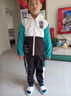 奧特曼童裝男童套裝春秋款2025新款兒童運動(dòng)服中大童洋氣男孩炸街三件套 綠色兩件套 120 建議110-120cm6-7歲 曬單實(shí)拍圖