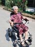 小飛哥雙人電動(dòng)輪椅車?yán)夏耆死先溯p便可折疊電動(dòng)智能全自動(dòng)四輪電動(dòng)車 雙人款丨椅式后座丨2塊24AH鋰電 曬單實(shí)拍圖