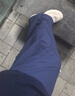 燦圖美式速干工裝褲女春夏季薄款蓬蓬呼吸褲寬松潮流闊腿休閑運(yùn)動(dòng)褲子 深藍(lán)色 XL 曬單實(shí)拍圖