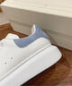 H8楚麥昆鞋小白鞋厚底增高鞋2026新款情侶男女休閑莆田鞋子經(jīng)典板鞋 白色-霧霾藍【順豐速發(fā)】高品質(zhì) 43 男碼 曬單實(shí)拍圖